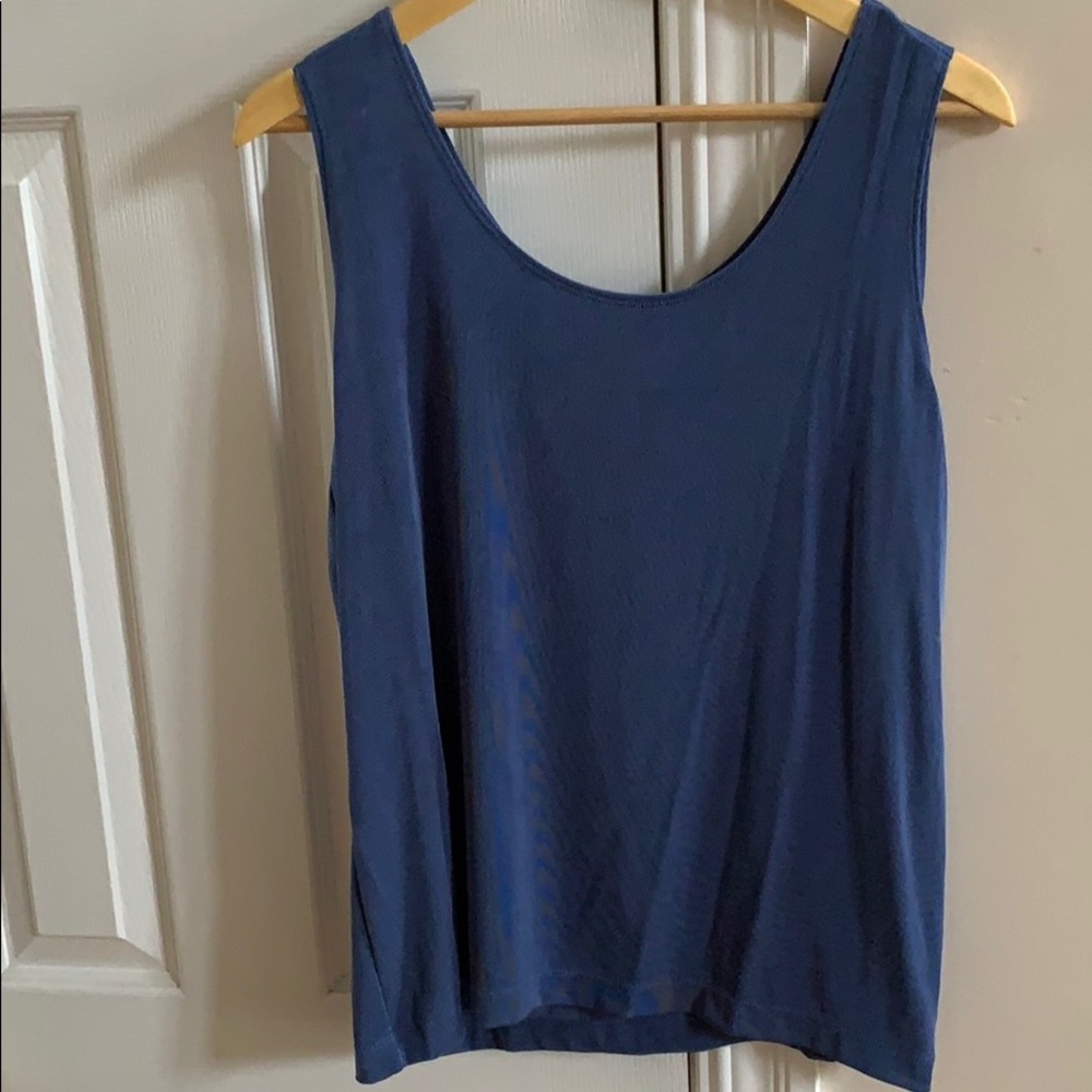 Blue Chico’s tank
